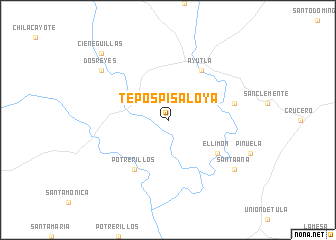 map of Tepospisaloya