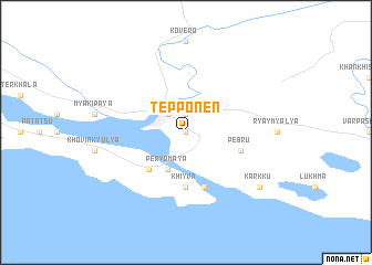 map of Tepponen