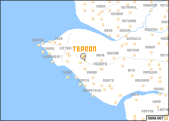 map of Tepron