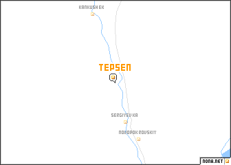 map of Tepsen