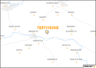 map of Teptiyevka