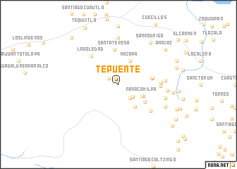 map of Tepuente