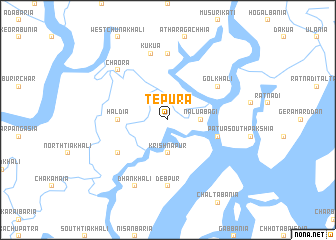 map of Tepura