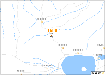 map of Te Pu