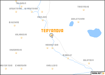 map of Tepyanova