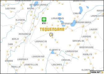 map of Tequendama