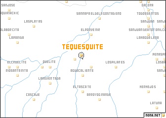 map of Tequesquite