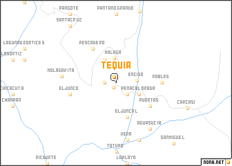 map of Tequia