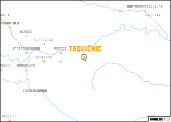 map of Tequichic