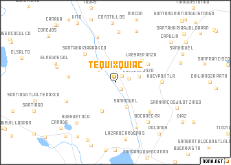 map of Tequixquiac