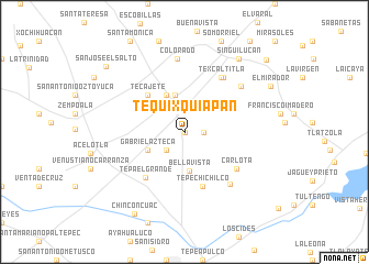 map of Tequixquiapan