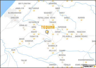 map of Tequma