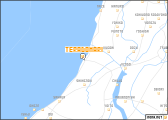 map of Teradomari