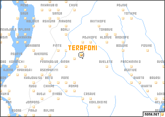 map of Terafomi