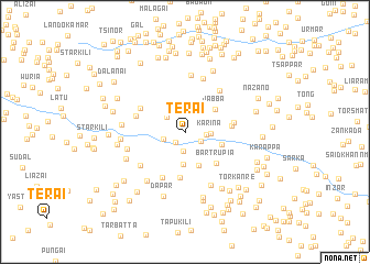 map of Terai