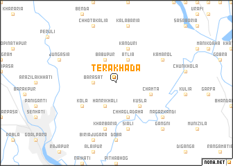map of Terakhāda