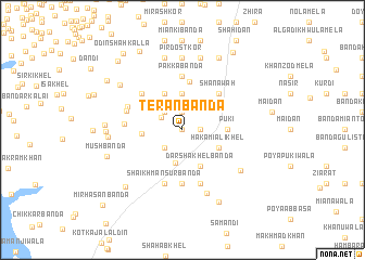 map of Teran Bānda