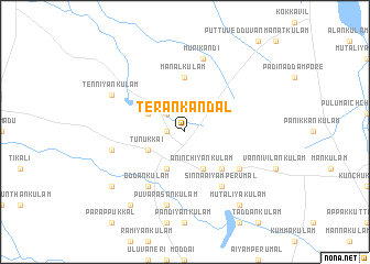 map of Terankandal