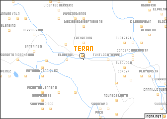 map of Teran