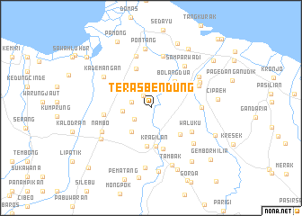 map of Terasbendung