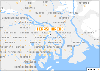 map of Terashimachō