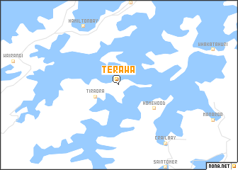 map of Te Rawa