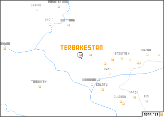 map of Terbakestān