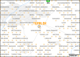 map of Terblok