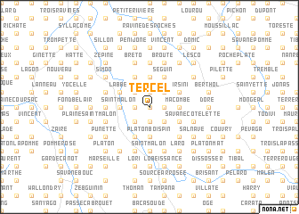 map of Tercel