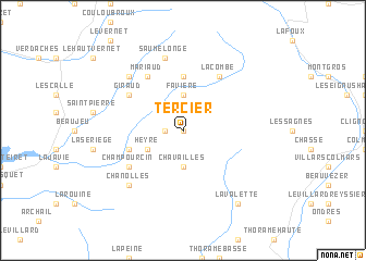 map of Tercier