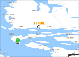 map of Terdal