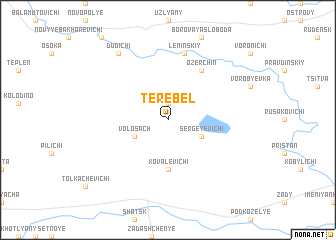 map of Terebelʼ