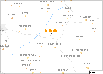 map of Tereben\