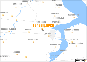 map of Terebilovka