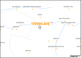 map of Terebilovo