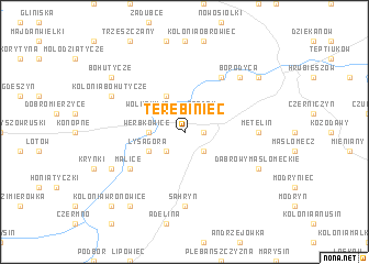 map of Terebiniec