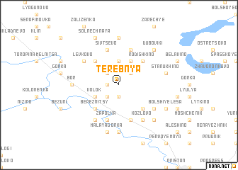 map of Terebnya