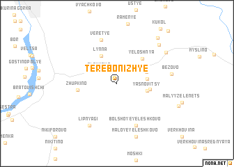 map of Terebonizh\