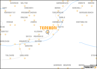 map of Tereboni