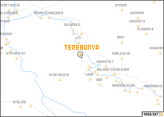 map of Terebunya
