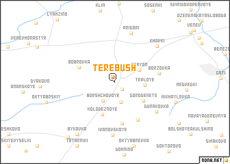 map of Terebush