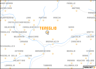 map of Tereglio