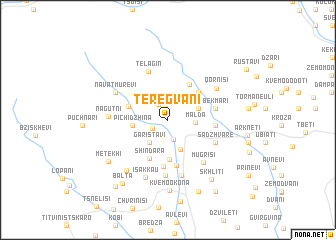 map of Teregvani
