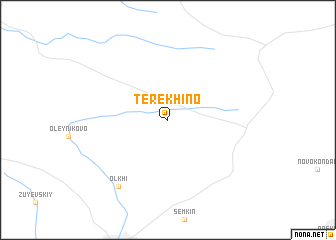 map of Terëkhino