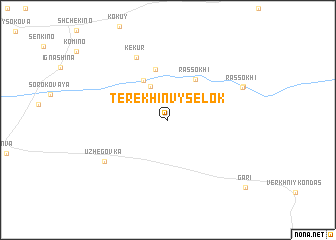 map of Terekhin Vyselok