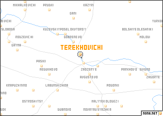 map of Terekhovichi