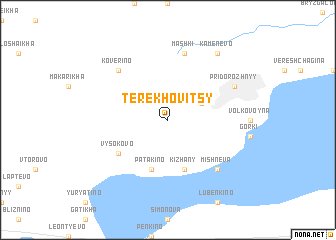 map of Terekhovitsy