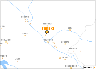 map of Terekī