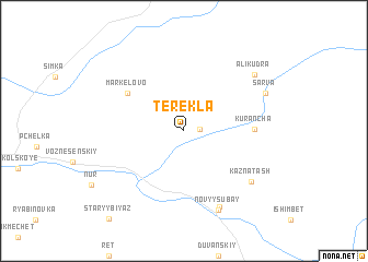 map of Terekla