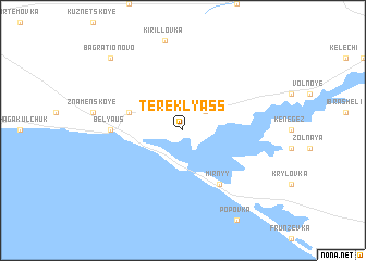 map of Terekly-Ass